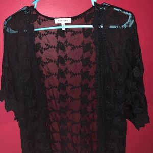 Black Lace Blouse